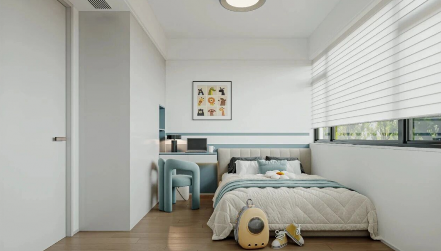 現代簡約三居室兒童房裝修效果圖