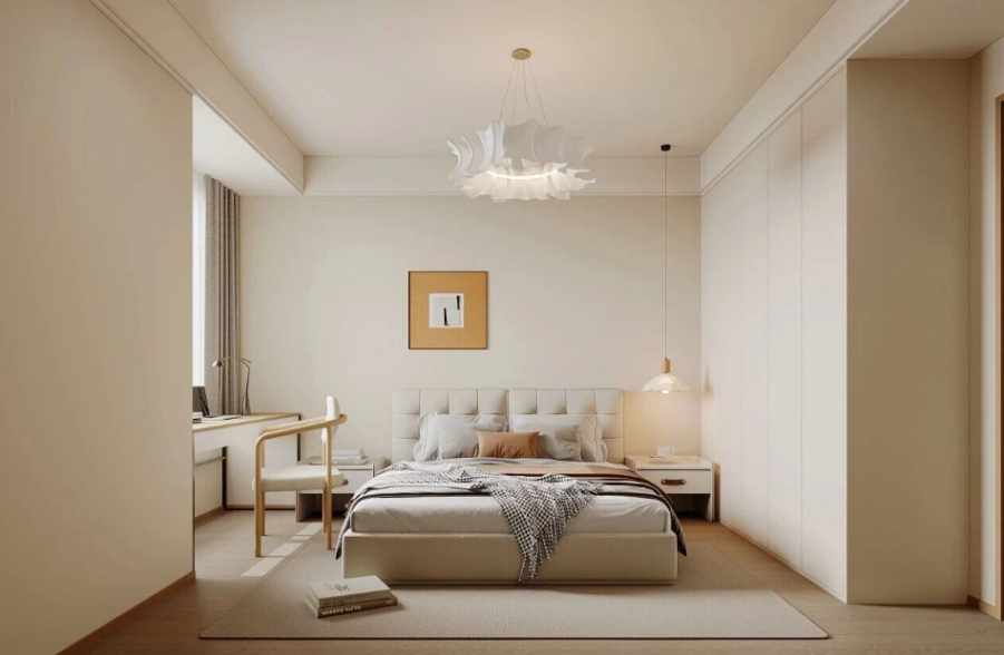 現(xiàn)代簡(jiǎn)約三居室臥室裝修效果圖