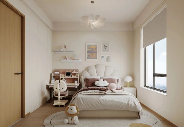 現代簡約三居室兒童房裝修效果圖