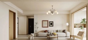 現代簡約三居室客廳裝修效果圖