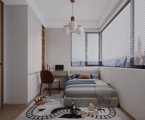 現代簡約三居室兒童房裝修效果圖