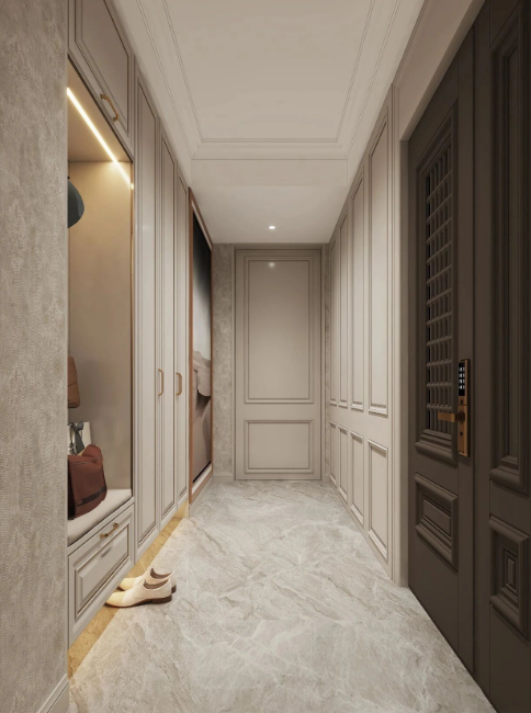 美式三居室衣帽間裝修效果圖