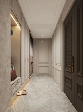 美式三居室衣帽間裝修效果圖