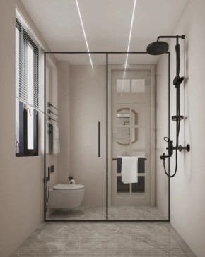 美式三居室衛生間裝修效果圖