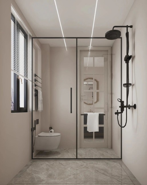 美式三居室衛生間裝修效果圖