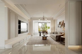 法式客廳裝修效果圖