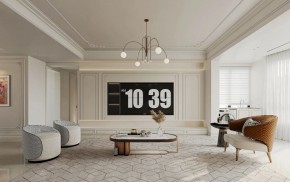 法式客廳裝修效果圖