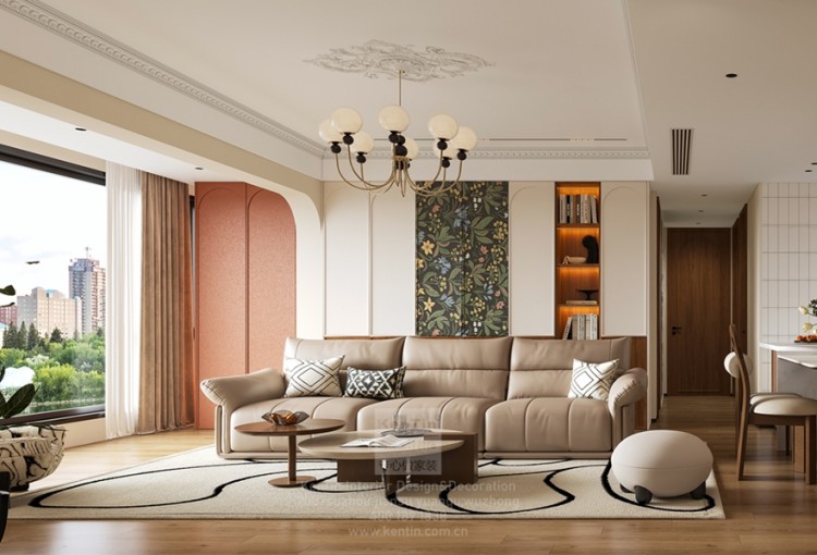 保利云上流光三居室裝修效果圖