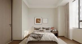 現代簡約三居室臥室裝修效果圖