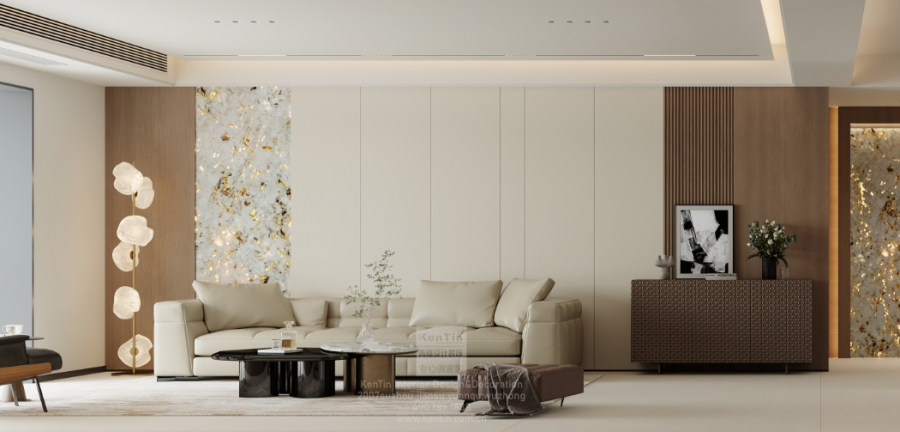 湖畔花園意式輕奢大平層裝修效果圖