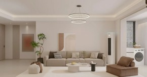 現代簡約三居室吊頂裝修效果圖