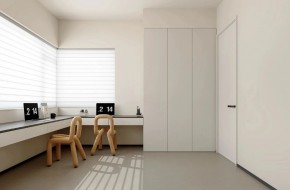 現代簡約三居室書房裝修效果圖