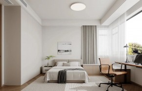 現代簡約三居室臥室裝修效果圖