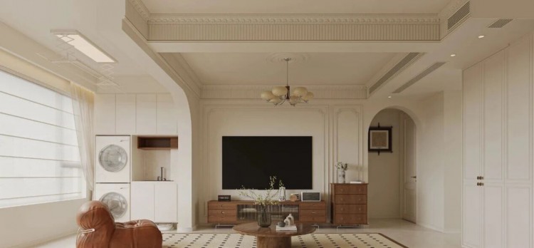 法式三居室裝修效果圖