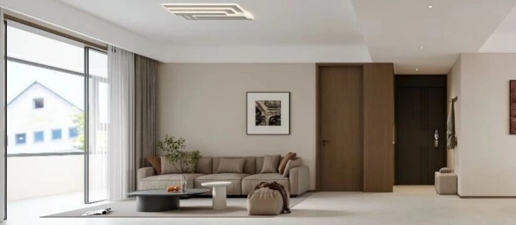 現(xiàn)代簡(jiǎn)約兩居室客廳裝修效果圖