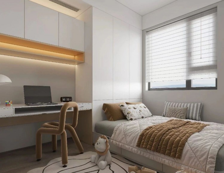 現代簡約三居室兒童房裝修效果圖