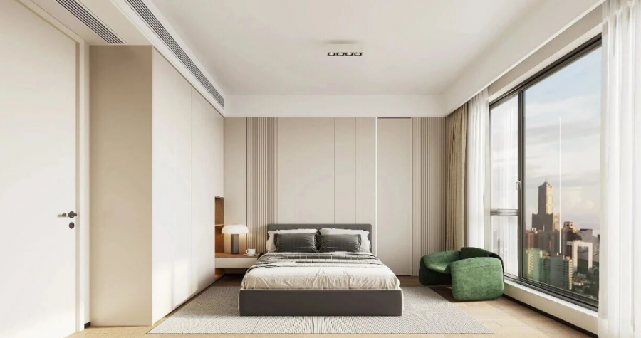 現(xiàn)代簡約復(fù)試臥室裝修效果圖