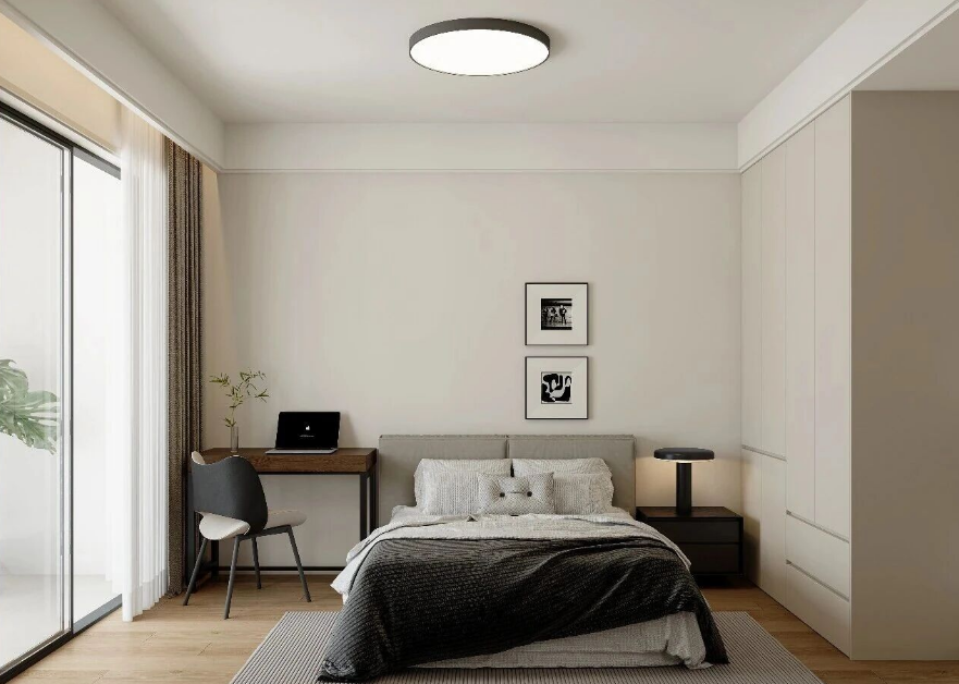 現(xiàn)代簡約三居室臥室裝修效果圖