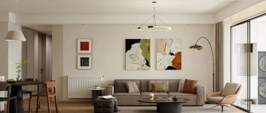 現代簡約三居室裝修效果圖