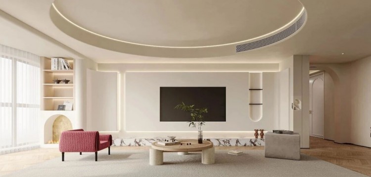 現代簡約三居室裝修效果圖