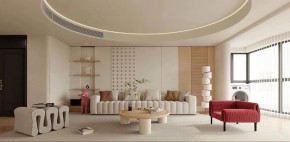 現代簡約三居室客廳裝修效果圖