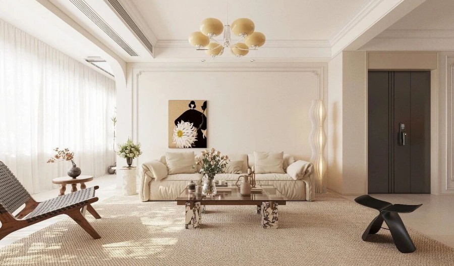 現代簡約三居室裝修效果圖