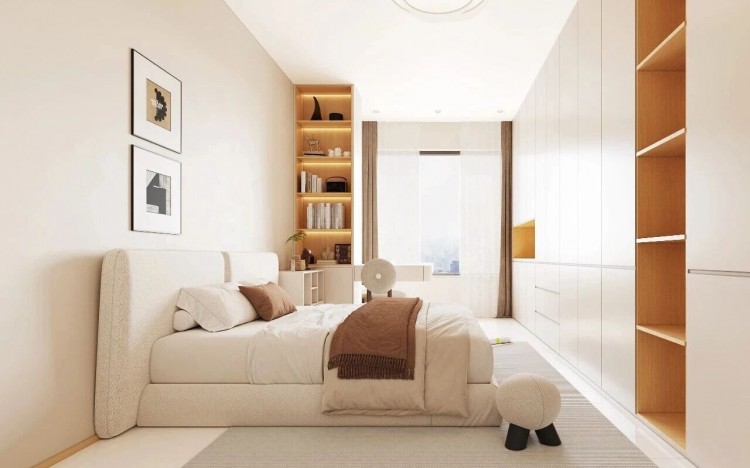 現(xiàn)代簡約小戶型臥室裝修效果圖