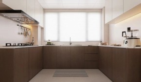 現代簡約三居室廚房裝修效果圖