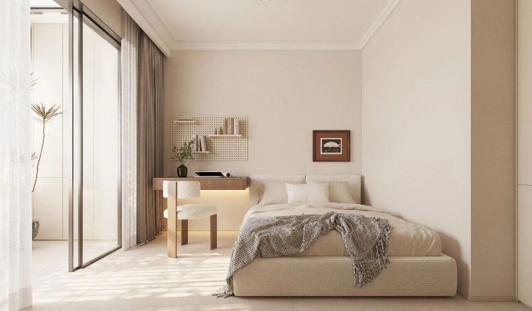 現代簡約三居室客廳裝修效果圖