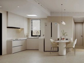 現代簡約三居室餐廳裝修效果圖