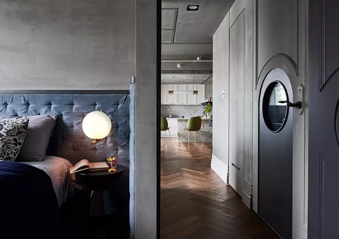 水泥墻展現另類別致的裝修風格