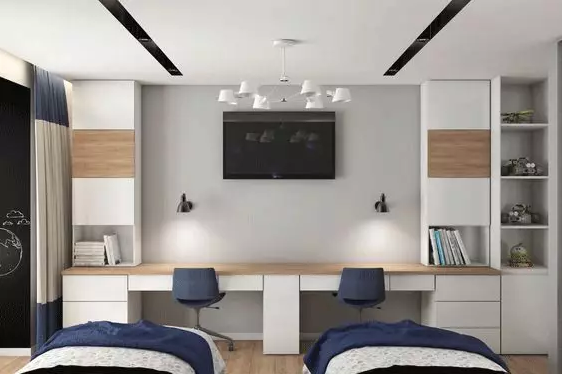 書桌書柜一體如何設(shè)計？