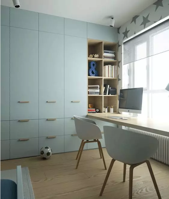 書桌書柜一體如何設(shè)計？