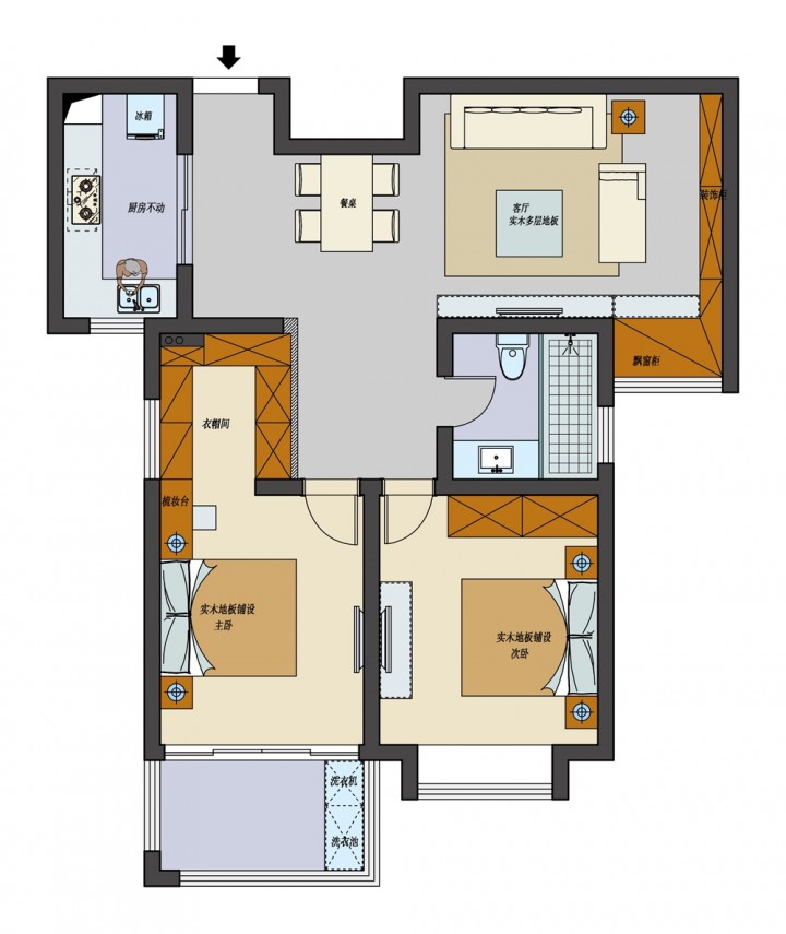 蝴蝶灣現(xiàn)代風(fēng)格裝修實(shí)景案例 蝴蝶灣現(xiàn)代風(fēng)格裝修實(shí)景案例