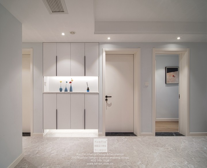 海亮長橋府現代簡約風格三居室裝修實景案例