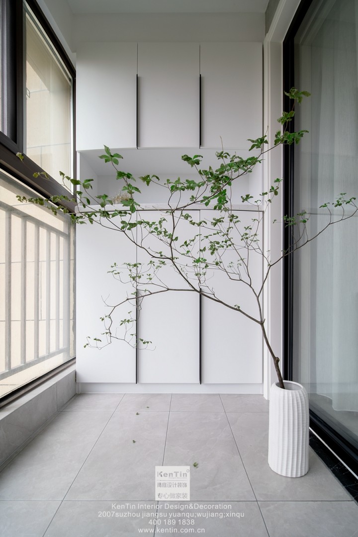 海亮長橋府現代簡約風格三居室裝修實景案例