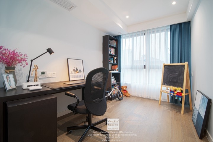 海亮長橋府現代簡約風格三居室裝修實景案例